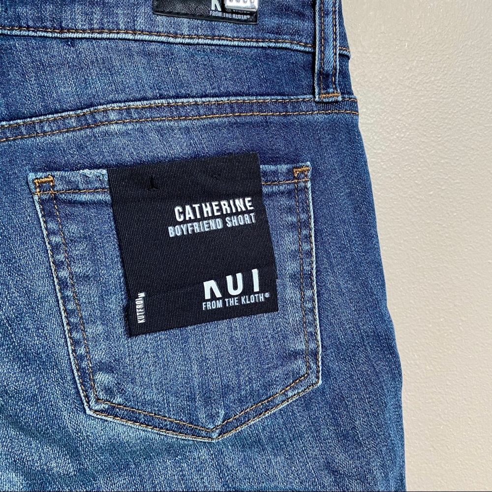 Kut from the Kloth Boyfriend Distressed Shorts - Picture 6 of 8